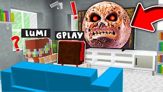 STRASZNY KSIĘŻYC WYCHODZI Z TV W MINECRAFT?! GPLAY \u0026 LUMI