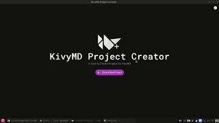 KivyMD Project Creator