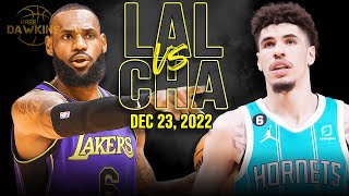 Los Angeles Lakers vs Charlotte Hornets Full Game Highlights | December 23, 2022 | FreeDawkins