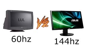 Geometry Dash - 60hz vs 144hz - Comparison