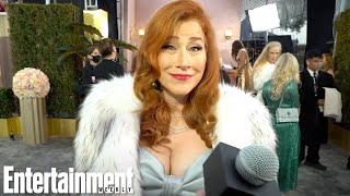 Golden Globes 2023 Red Carpet Interview with Lisa Ann Walter | Entertainment Weekly