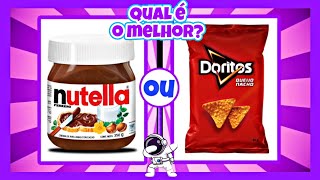 QUAL O MELHOR? DOCE X SALGADO | NAUTAQUIZ