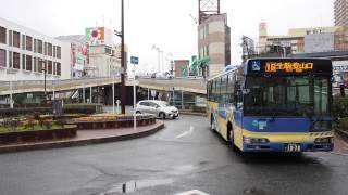 近鉄バス阪奈生駒線乗車、前面車窓（住道駅前➡️生駒登山口、前編）