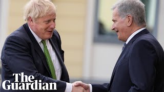 Boris Johnson holds press conference with Finnish president – watch live