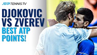 Novak Djokovic vs Alexander Zverev: Best ATP Shots & Rallies