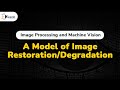 A Model of Image Restoration Degradation - Image Restoration - Image Processing