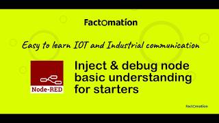 Node red - understanding Inject node and debug node.