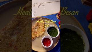 Healthy sooji besan chilla #healthyfood #ytshorts #food #recipe #youtube #cooking