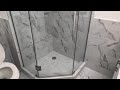 DreamLine Prism Plus shower glass door installation