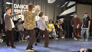 文京学院大学 Jiminy Crickerz  vs 北海学園大学 Boogie Tunes BEST8 RIZE / DANCE@LIVE 2015 FINAL