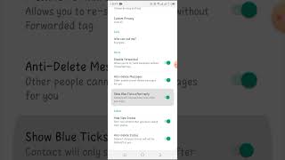 Show Blue tick After Reply Setting in GbWhatsapp #gbwhatsappsetting #shorts#ytshorts #youtubeshorts