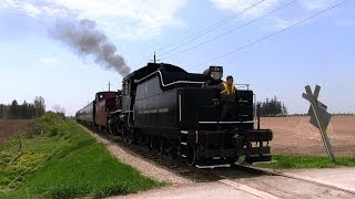 ETR 9 departing St. Jacobs (19MAY2014)