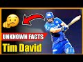 Unknown Facts about Tim David🤫#shorts #timdavid #factsvideo