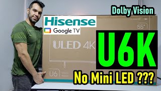 HISENSE U6K: UNBOXING AND FULL REVIEW / 4K Smart TV with Dolby Vision VRR and Quantum Dot Color