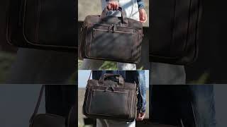 Premium Leather Briefcase Bag for Modern Professionals#leather #mensbag #bestseller