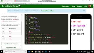 Use Abbreviated Hex Code Free Code Camp
