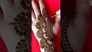 Stylish backhand mehndi design | easy mehandi #shorts #short #mehndi #mehandi #mehndidesign