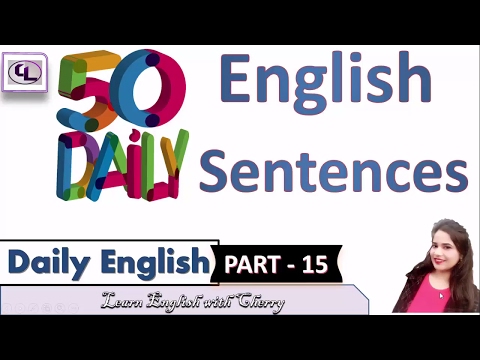 English sentences used in daily life - Daily English Speaking - Part 15 - Easy English through hindi English sentences used in daily life - Daily English Speaking - Part 15 - Easy English through hindi