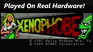 Xenophobe Atari 7800 Longplay Gameplay Only