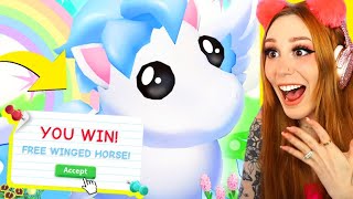 How to get a FREE WINGED HORSE In Roblox Adopt Me! Roblox Adopt Me Pet Update