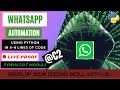 Hack WhatsApp| WhatsApp Bot |WhatsApp Automation using python | pywhatkit module...