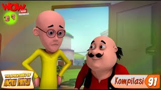 Kompilasi - 91 | Motu Patlu dalam Bahasa - Animasi 3D Kartun | WowKidz Indonesia