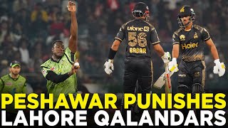 Peshawar Punishes Lahore | Lahore Qalandars vs Peshawar Zalmi | Match 12 | HBL PSL 9 | M2A1A