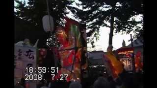 天下の奇祭 刈谷万燈祭（Kariya Mando Festival）２００８ 「広小路五組」神前舞07 27 本楽 ａ