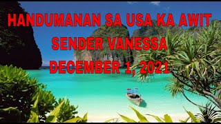 Handumanan Sa Usa Ka Awit drama Sender Vanessa December 1, 2021