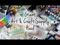 My Giant Art and Craft Supply Haul