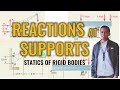 Reactions at Supports | Statics of Rigid Bodies|