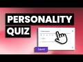 How to make a Personality Quiz in Google Forms
