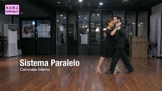 1분 Tango 113 / 시스떼마 빠라렐로 Caminata Interno Sistema Paralelo, BTS(Basic Tango Step)