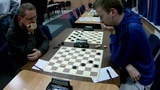 Lithuanian Draughts (64) Club Championship 2019. Žaidžia Andrius Kybartas   ir Oleg Čepa.