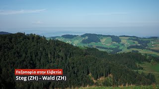 Πεζοπορία στην Ελβετία:  Steg (ZH) - Wald (ZH)