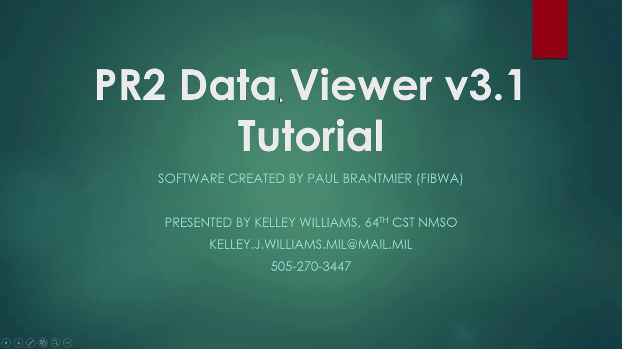 Pr2 Dataviewer Tutorial Youtube