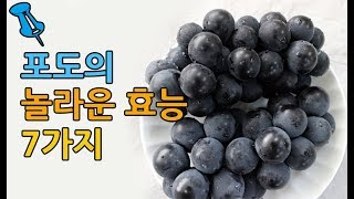 포도의 놀라운 효능 7가지