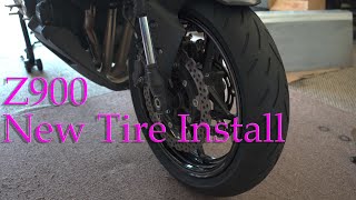 Z900 Changing Front Tire