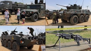 2017陸上自衛隊久居駐屯地「装備品展示」(AH-1S, UH-60JA, UH-1J, OH-6D, 61式戦車, 74式戦車, 87式偵察警戒車, 96式装輪装甲車,火器・弾薬等,水兵さん？)