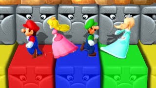 Mario Party 10 - Minigames - Mario vs Luigi vs Peach vs Rosalina (Master CPU)