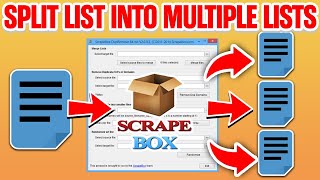 Split List Into Multiple Lists Software - Scrapebox