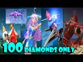 TUTORIAL ON HOW TO GET 4 SKINS PLUS STARLIGHT WITH ONLY 100 DIAMONDS - MOBILE LEGENDS