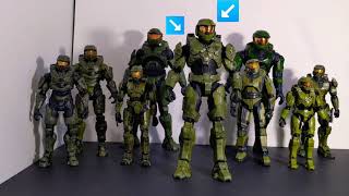 Halo Figure Comparisons - Jazwares / Wicked Cool Toys