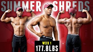 RETURNING to the Gym | 178lbs | Summer Shredding Week 1