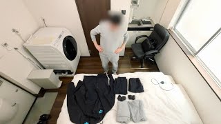 My minimalist wardrobe in Micro Apartment - 7sqm/75sqft