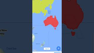 Russia vs Australia comparing size map#short#geography(no hate)