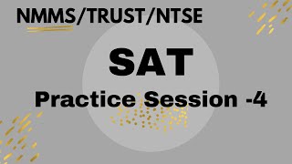 SAT | NMMS/TRUST/NTSE |