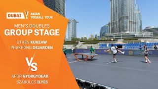 Asian Teqball Tour - Dubai | Men's Doubles | U.Kukeaw, P.Dejarden vs A.Gyorgydeak, Sz.Ilyes