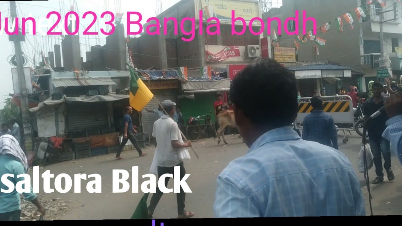 Bangla Bandh Poth Oboradh 3 Jun 2023 Saltora Block //new Santal Video ...