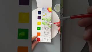 Magic coloring book best for kids  #magicbook #magicwaterbook #creative #book #viral